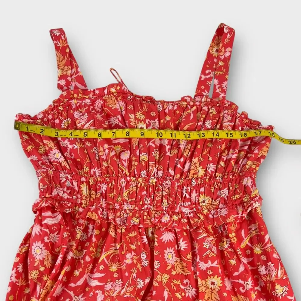 J.Crew Ruffle-Trim Tiered Maxi Dress in Sunny Blooms Size Large NWT - Picture 8 of 9